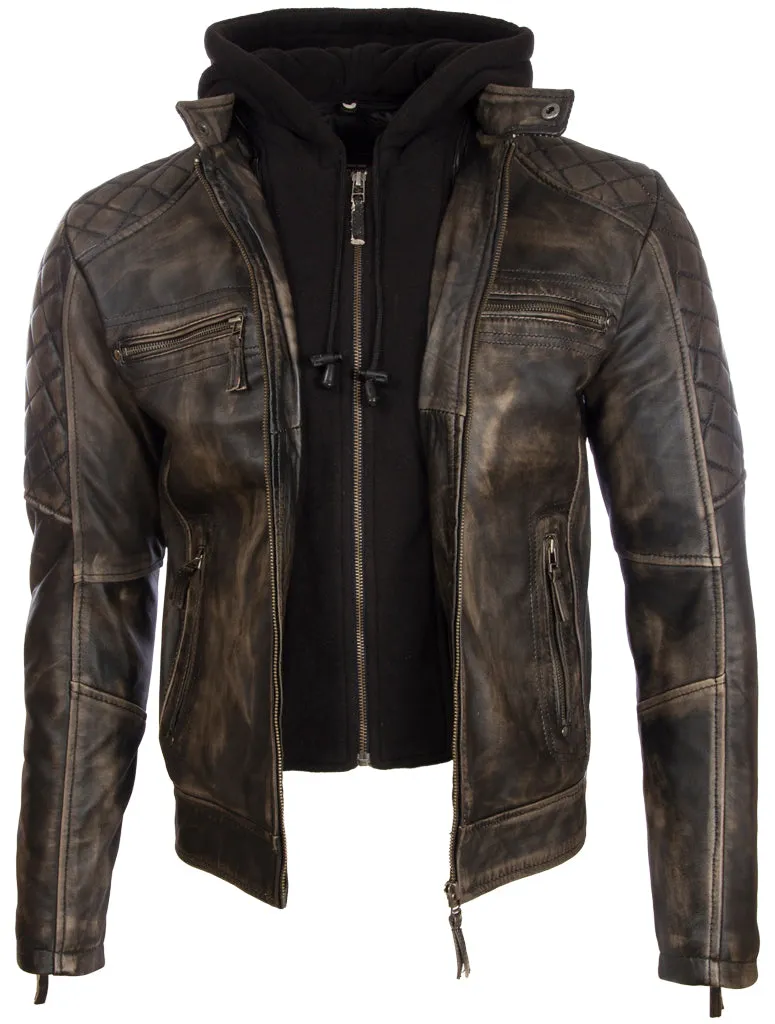 2JB2 Men's Hood Biker - Vegas