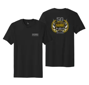 50 years of SCORE Tee - BLACK