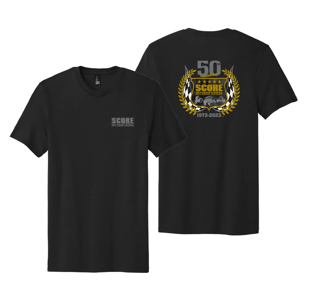 50 years of SCORE Tee - BLACK
