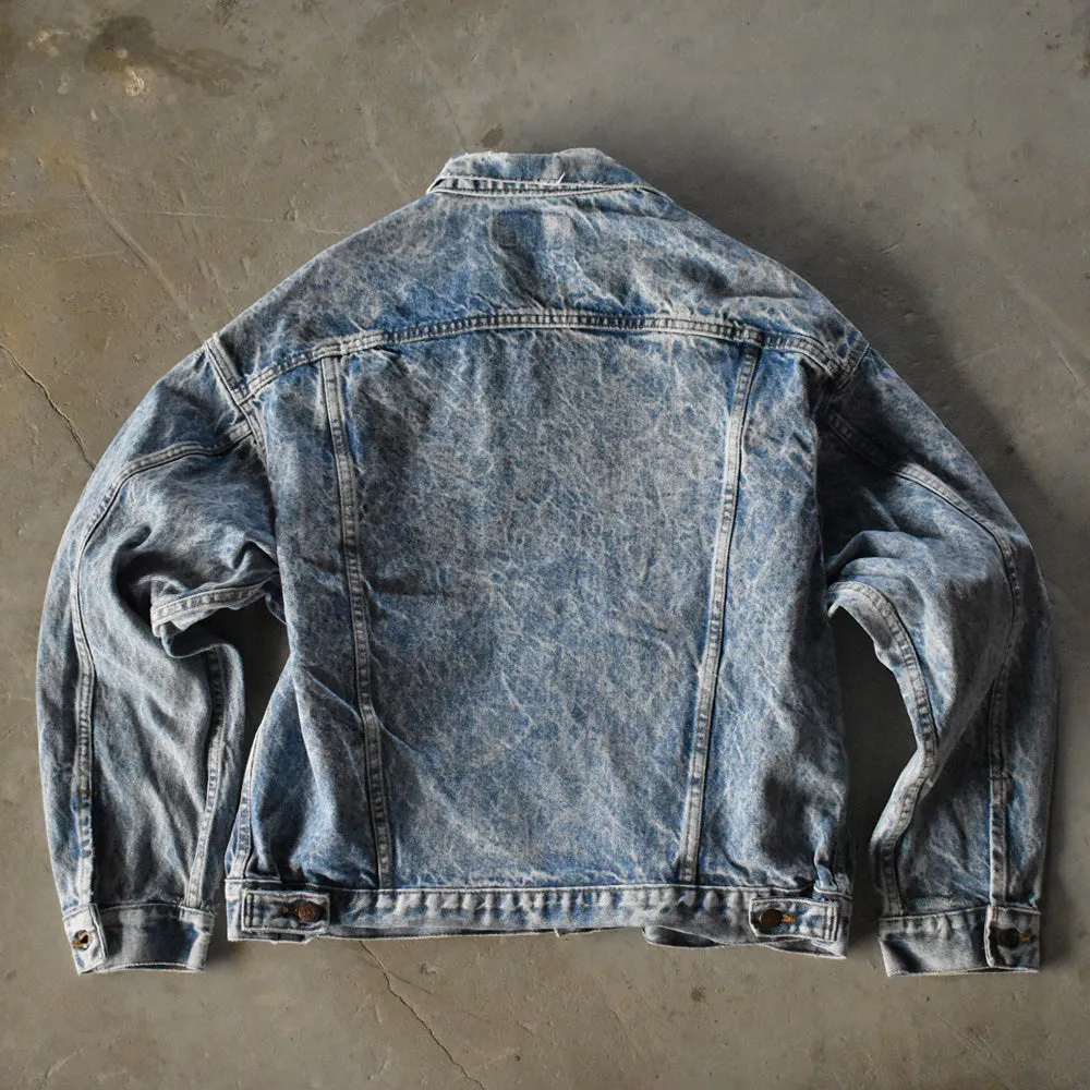90’s Levi's 70507-0219 ケミカルウォッシュ デニムジャケット USA製 231101