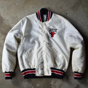 90's NBA Chicago Bulls 中綿入り ナイロン アワードジャケット 230325H
