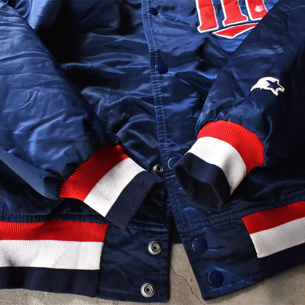 90’s STARTER “MLB MINNESOTA TWINS” ナイロン スタジャン アワードジャケット USA製 240119