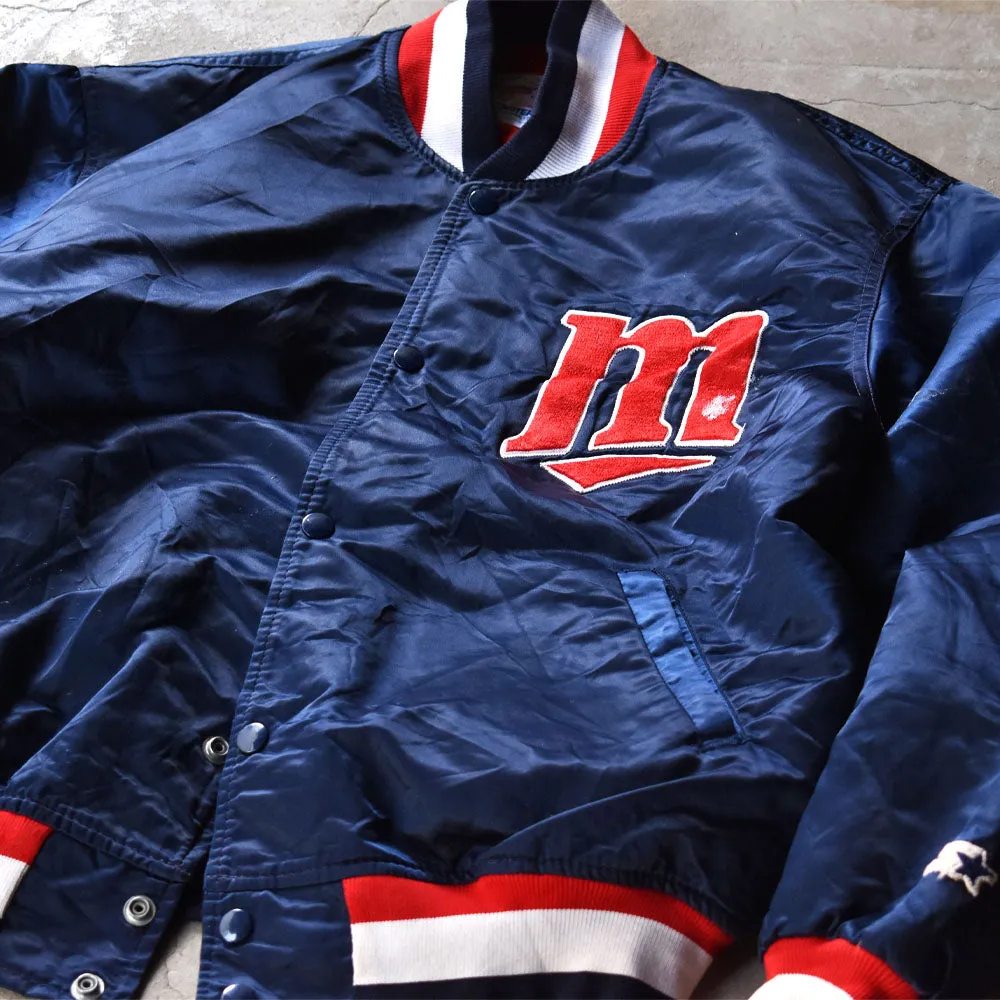 90’s STARTER “MLB MINNESOTA TWINS” ナイロン スタジャン アワードジャケット USA製 240119