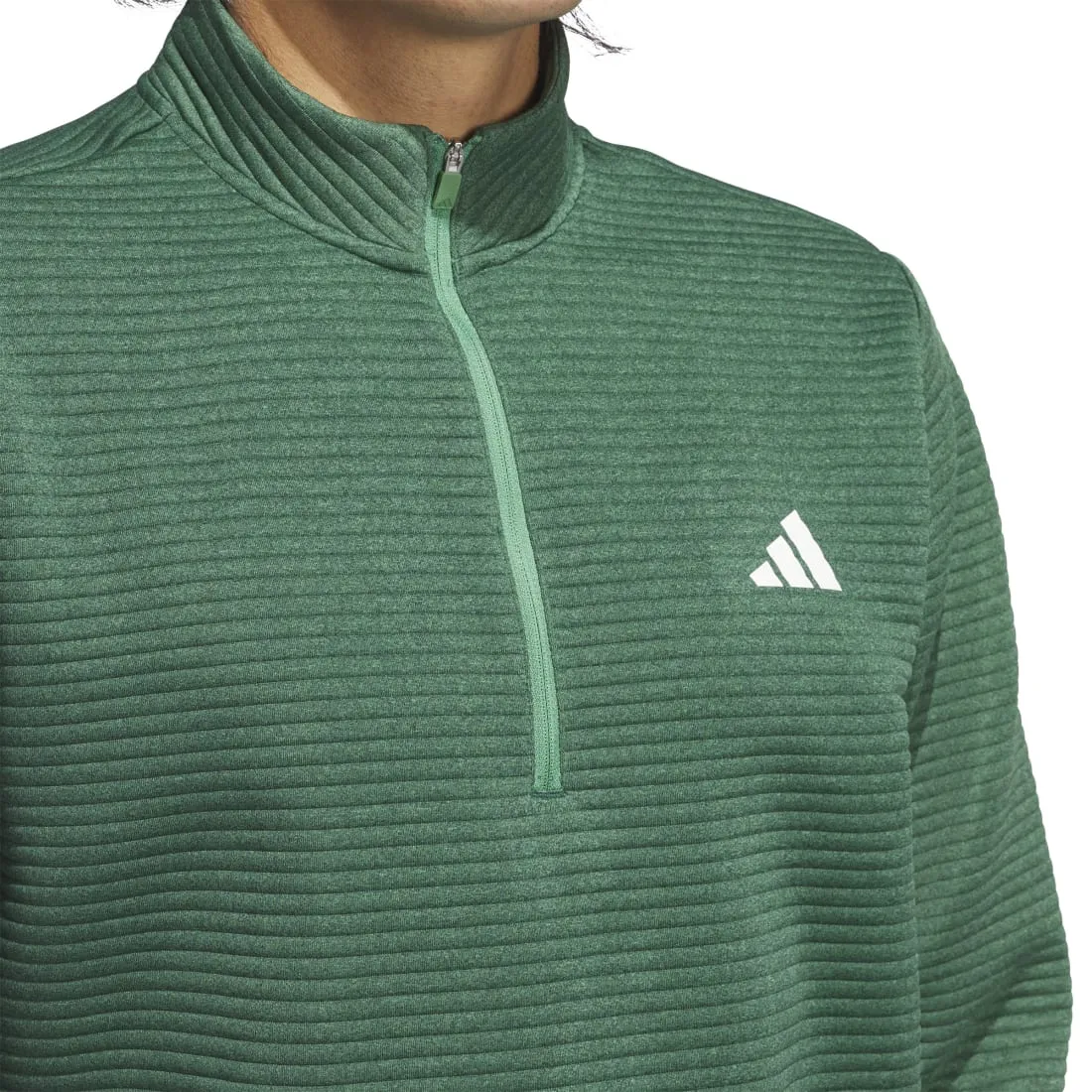 adidas Ultimate365 DWR Textured 1/4 Zip Golf Mid Layer IL0560