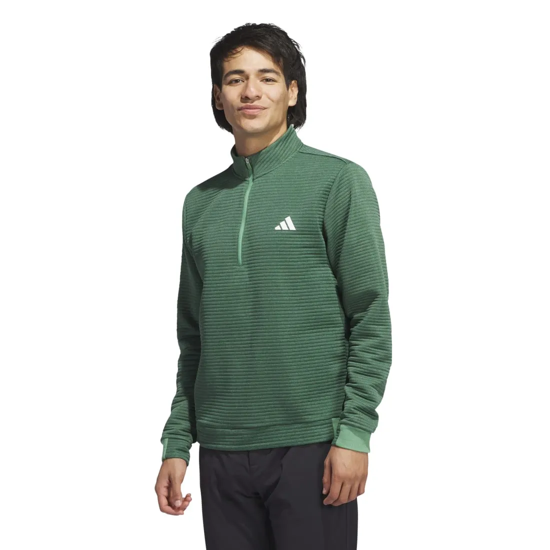 adidas Ultimate365 DWR Textured 1/4 Zip Golf Mid Layer IL0560