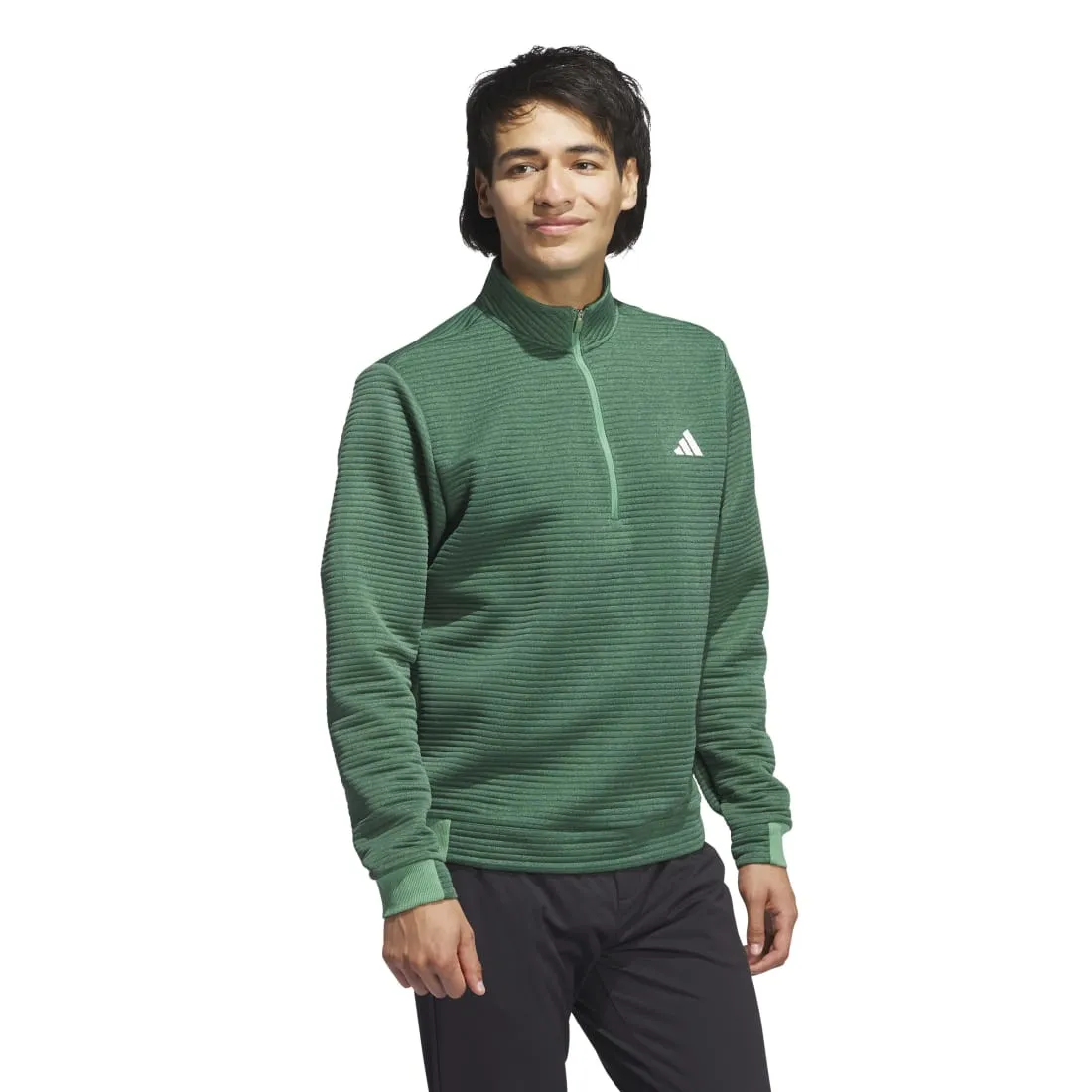 adidas Ultimate365 DWR Textured 1/4 Zip Golf Mid Layer IL0560