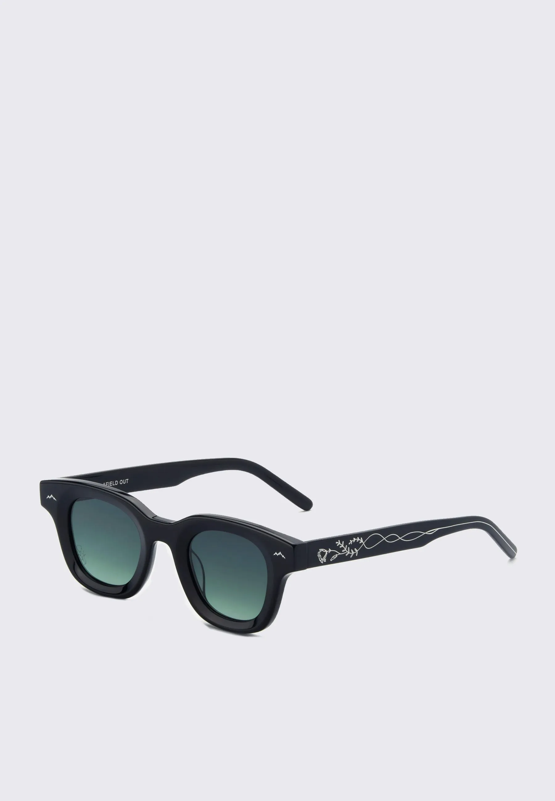Apollo x Afield Out - Black / Teal Gradient
