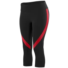 Augusta Sportswear Ladies Action Color Block Capri