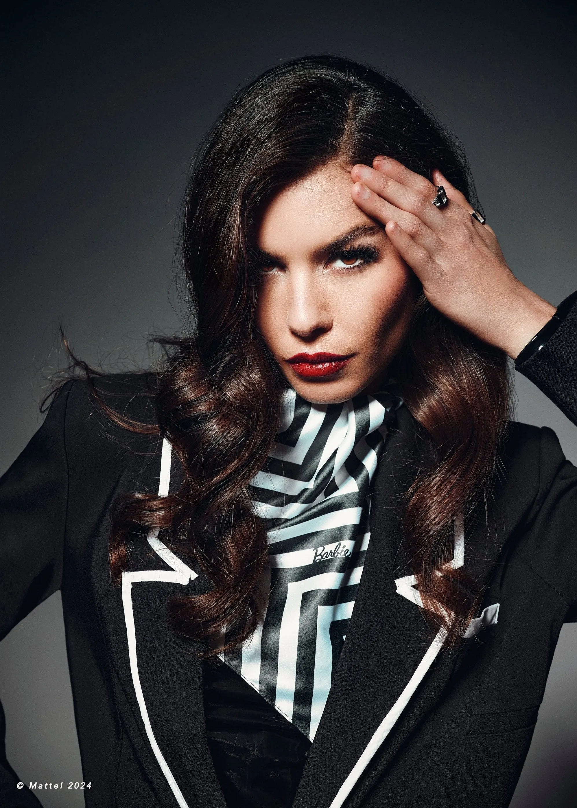 Barbie® Chevron Pocket Square