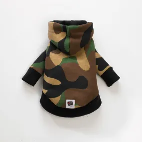 Bark & Shine | Camo Dog Hoodie