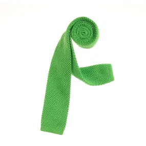 Basil Green Knit Tie