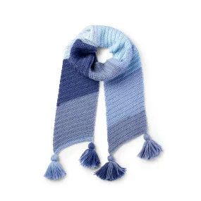 Bernat Lean On Me Crochet Scarf
