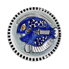 Blue Fish Gozo Dinner Plate