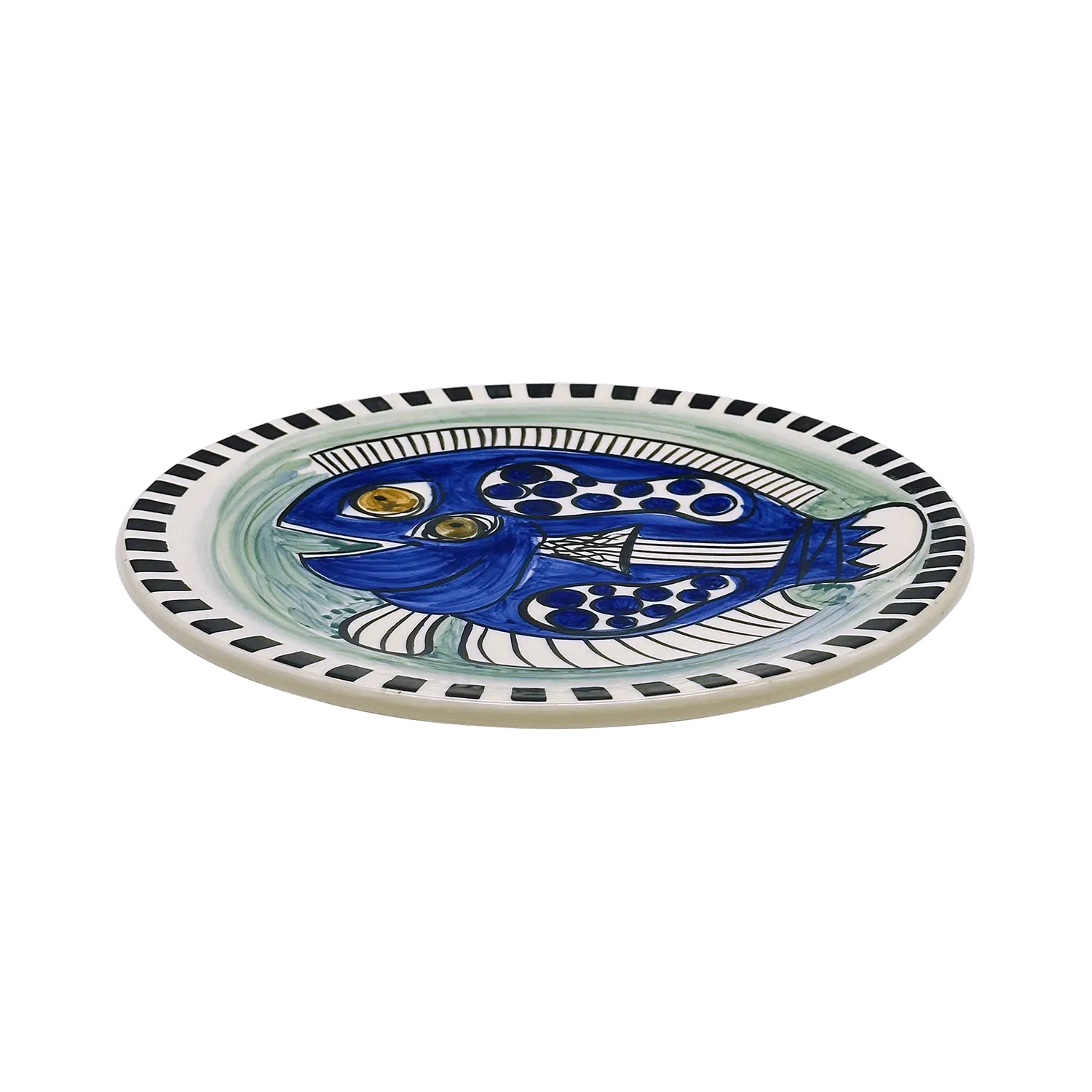 Blue Fish Gozo Dinner Plate