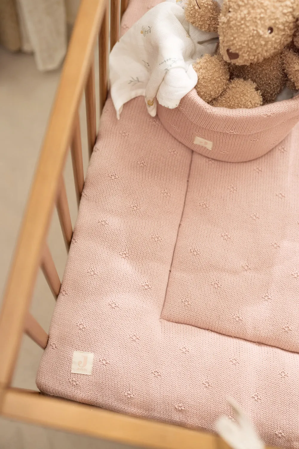 Boxkleed 75x95cm Cosy Knit - Wild Rose