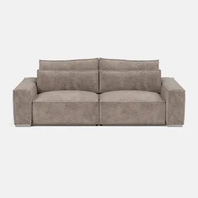 Broadgate Textured Velvet 3 Seater - Tender Taupe