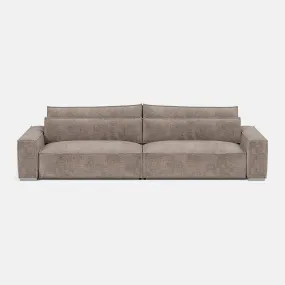 Broadgate Textured Velvet 4 Seater - Tender Taupe