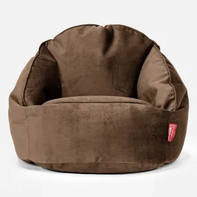 Bubble Bean Bag Chair - Velvet Espresso