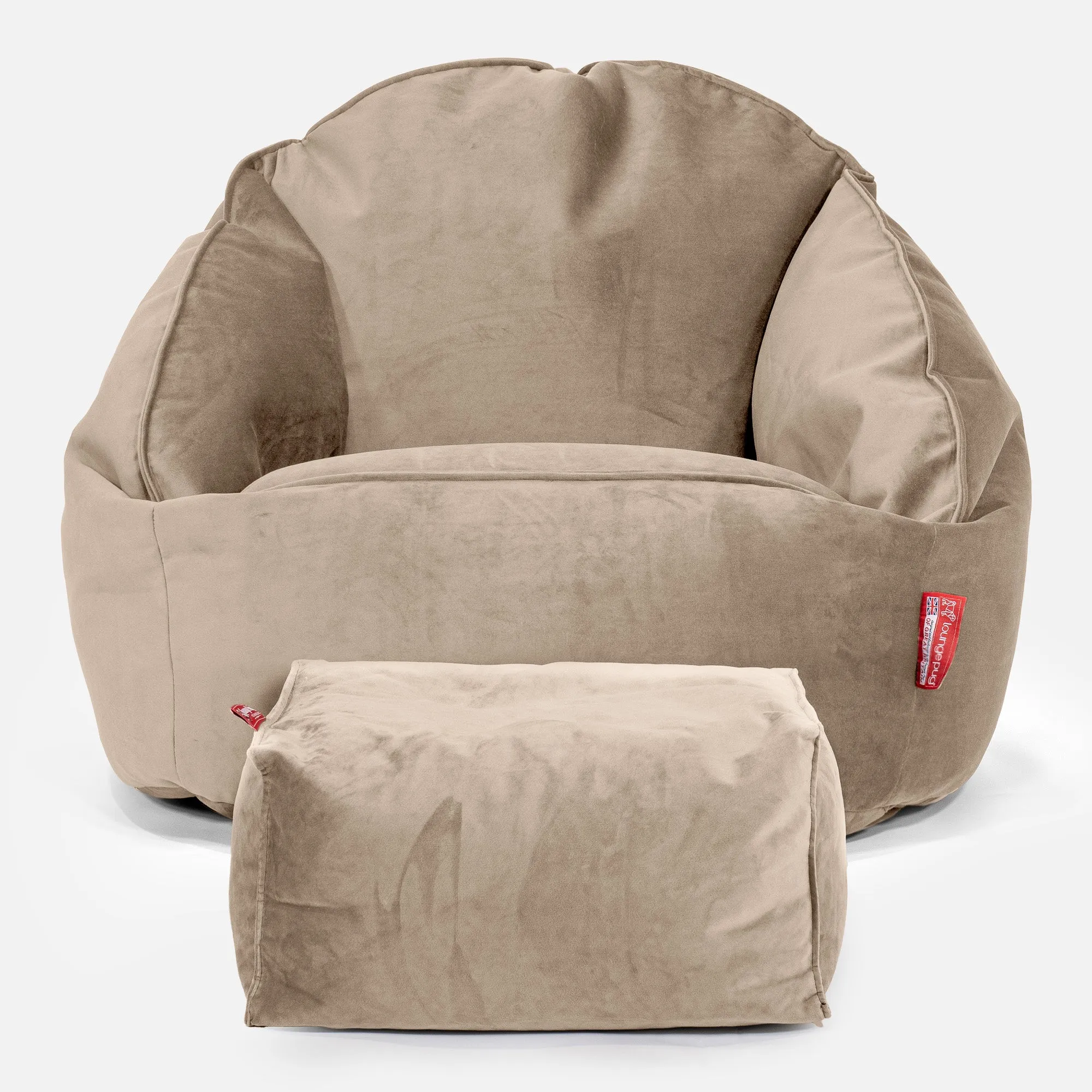 Bubble Bean Bag Chair - Velvet Mink