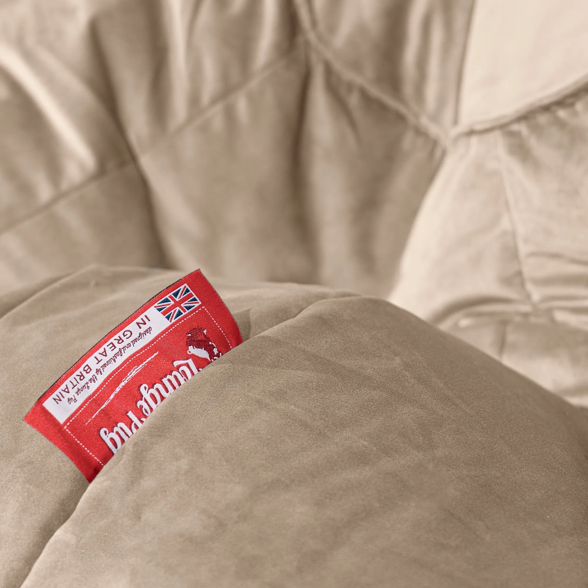 Bubble Bean Bag Chair - Velvet Mink