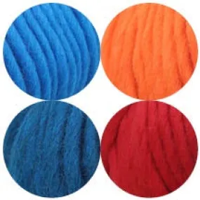 Bulky Block Scarf Kit (Knit: Hyper Blue, Lit, Peacock Gang, Hot Like Me)