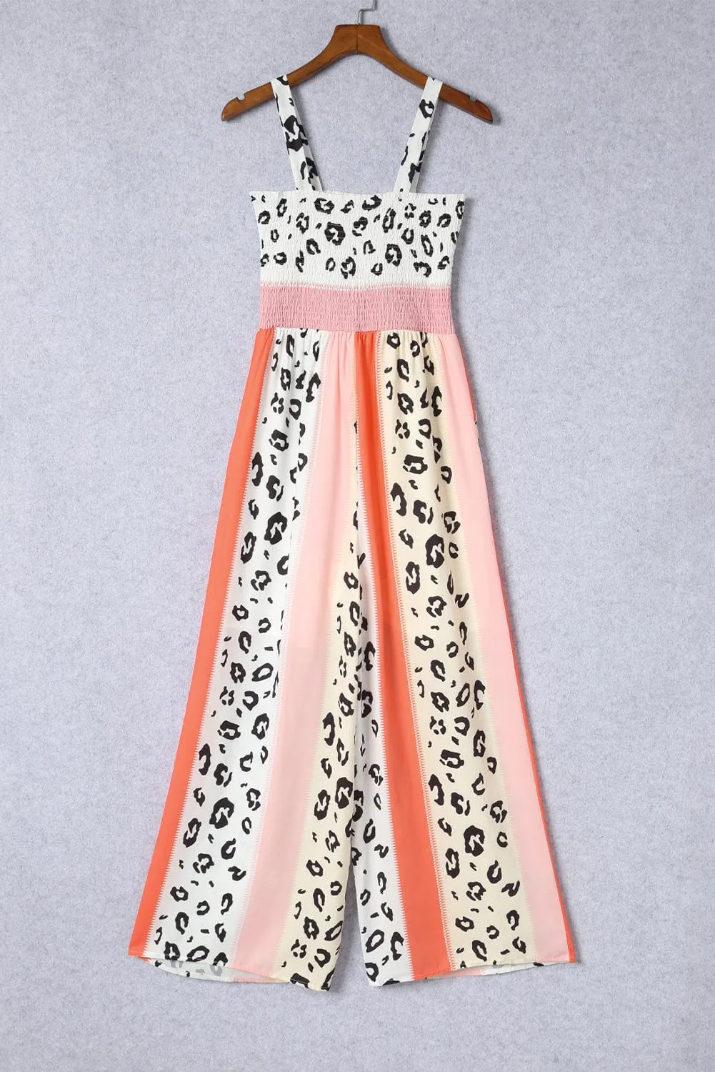 Casual Leopard Print Jumpsuit