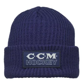 CCM Holiday Watchmen Cuffed Knit Beanie Toque Blue
