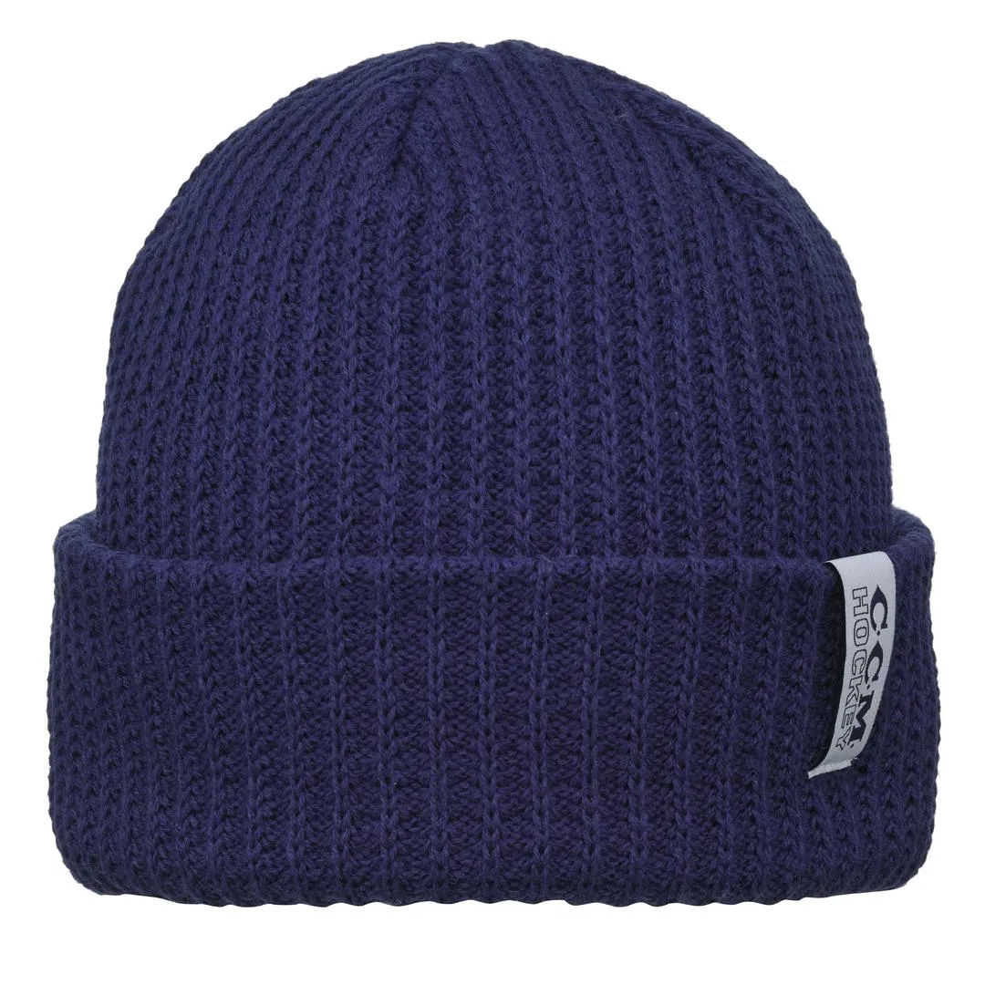 CCM Holiday Watchmen Cuffed Knit Beanie Toque Blue