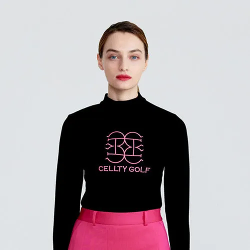 Cellty Pink Embroidery Long Sleeve