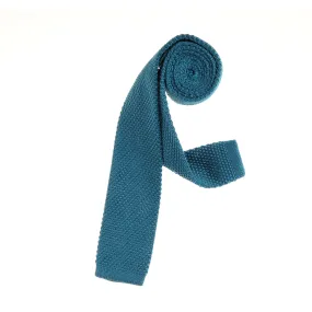 Cerulean Blue Knit Tie