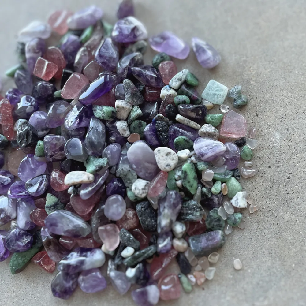 Chunky Crystal Chip Mix | Velvet Bag | Fairy Kisses