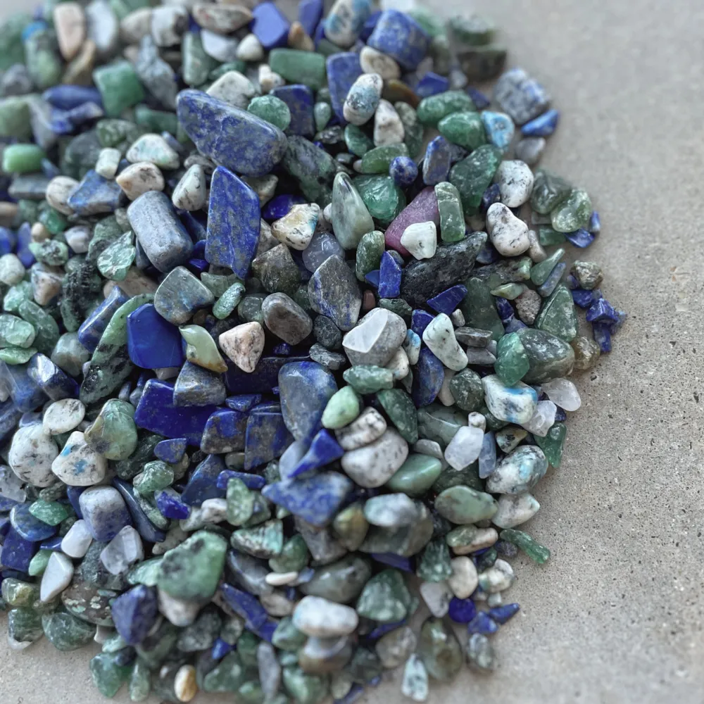 Chunky Crystal Chip Mix | Velvet Bag | Rockpools
