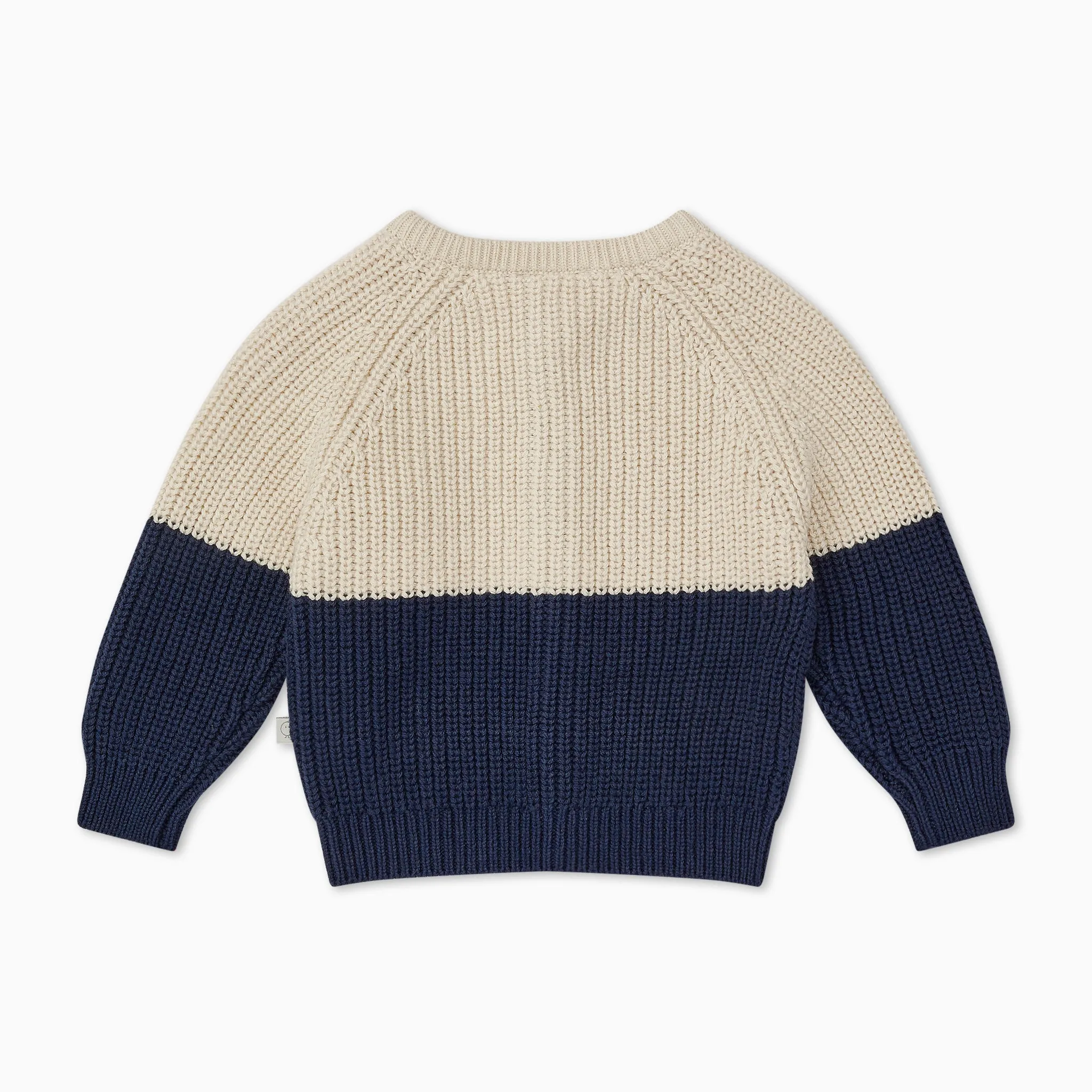 Chunky Knit Colourblock Cardigan