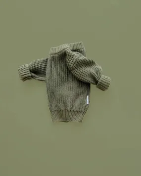 Chunky Knit Sweater - Green