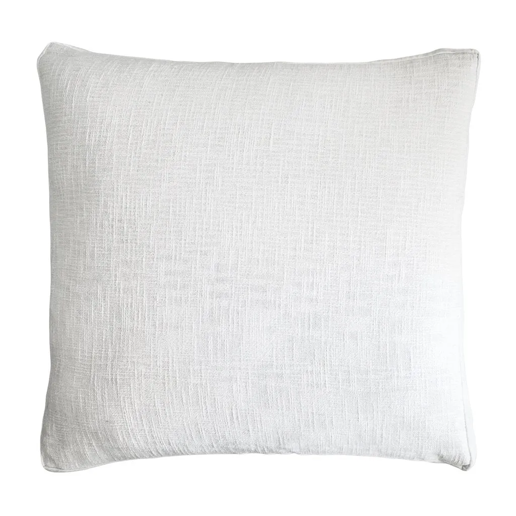 Chunky Weave White Coverlet by Kevin O'Brien Studio