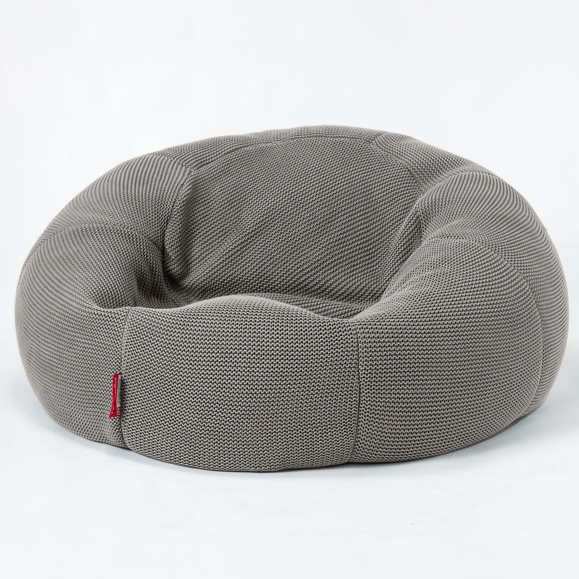 Classic Sofa Bean Bag - Ellos Knitted Graphite Grey