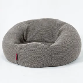 Classic Sofa Bean Bag - Ellos Knitted Graphite Grey