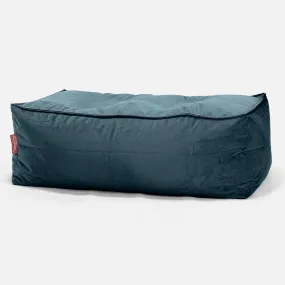 CloudSac 100 Memory Foam Footstool - Velvet Teal