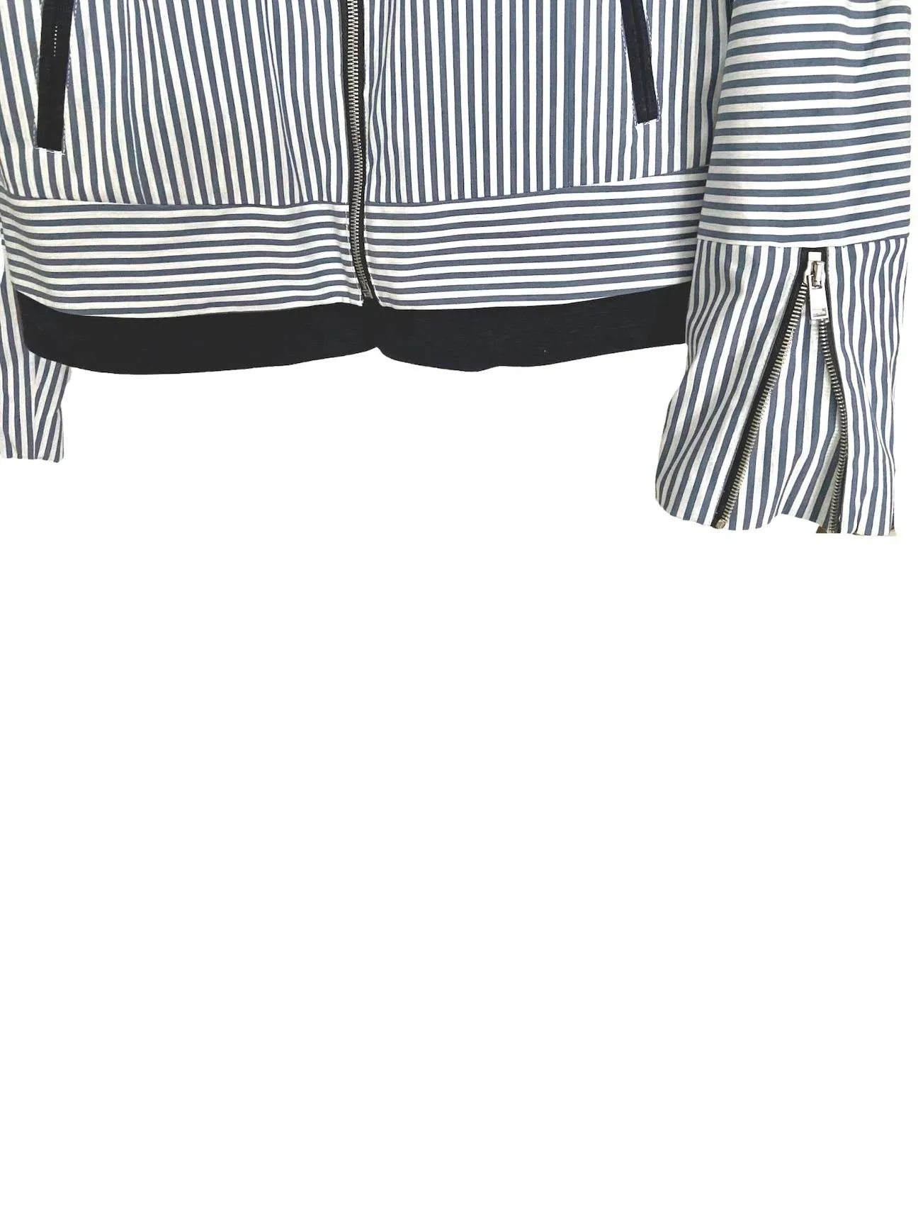 Cool Summer Blue White Stripe Jacket