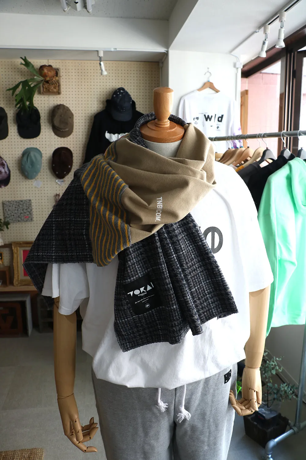 COTTON MIX SCARF -C TYPE-