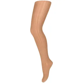 Cotton Rib Tights in Apple Cinnamon by MP Denmark