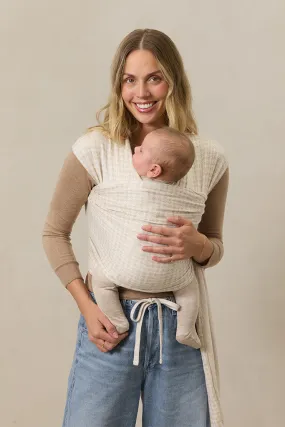 Cream Houndstooth Wrap