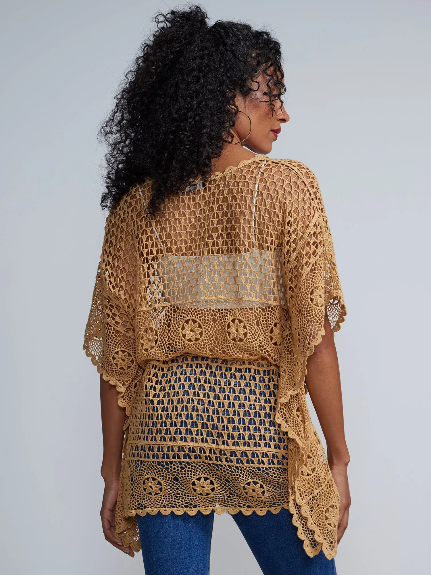 Crochet Kimono Top