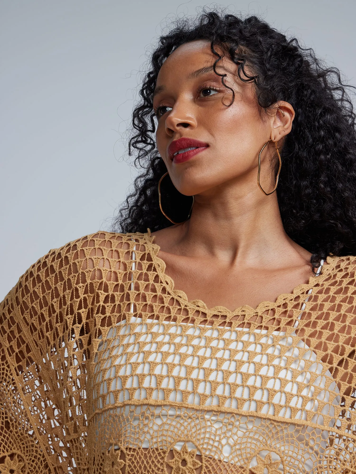 Crochet Kimono Top