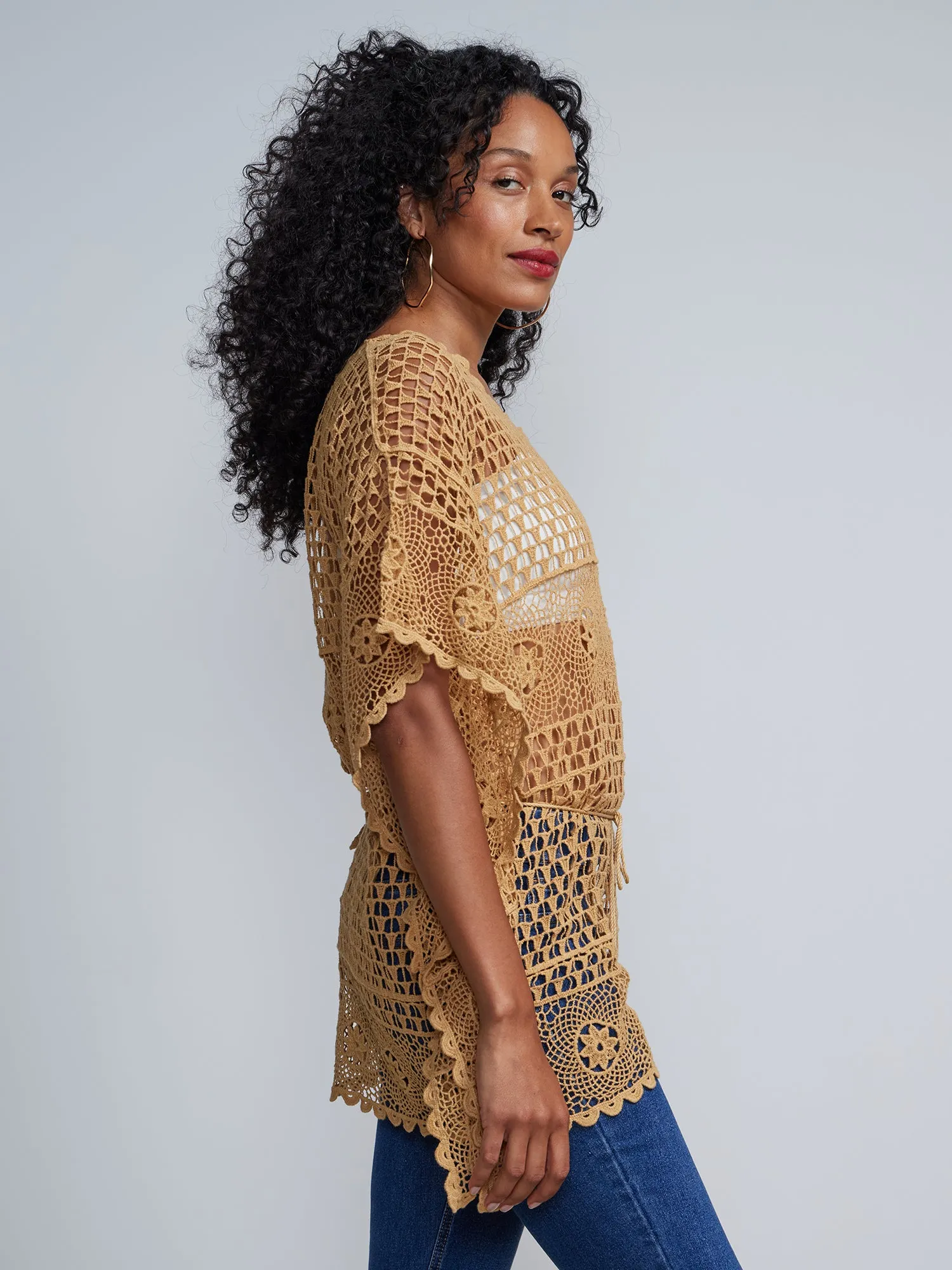 Crochet Kimono Top