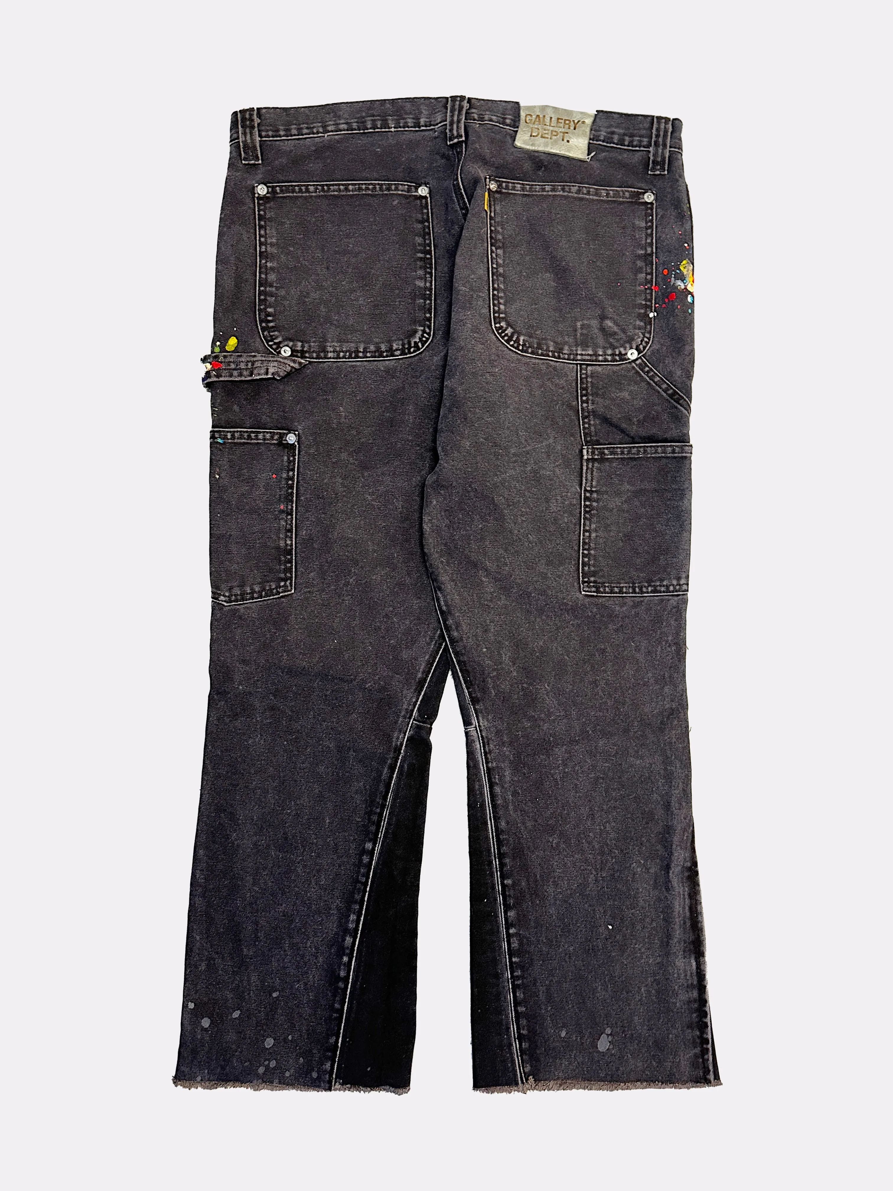 Cropped & Flared Carpenter Pants