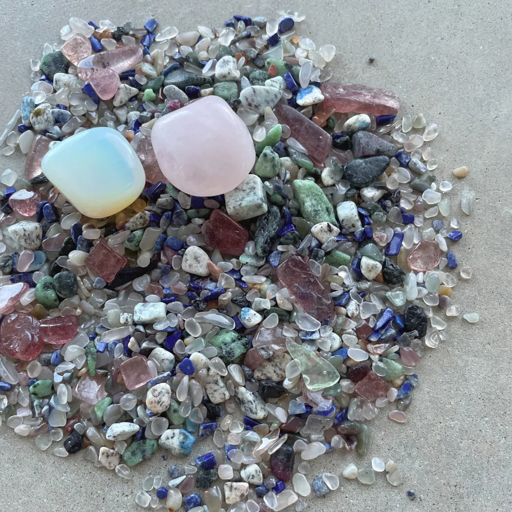 Crystal Chip Mix | Velvet Bag | Sky Fairy
