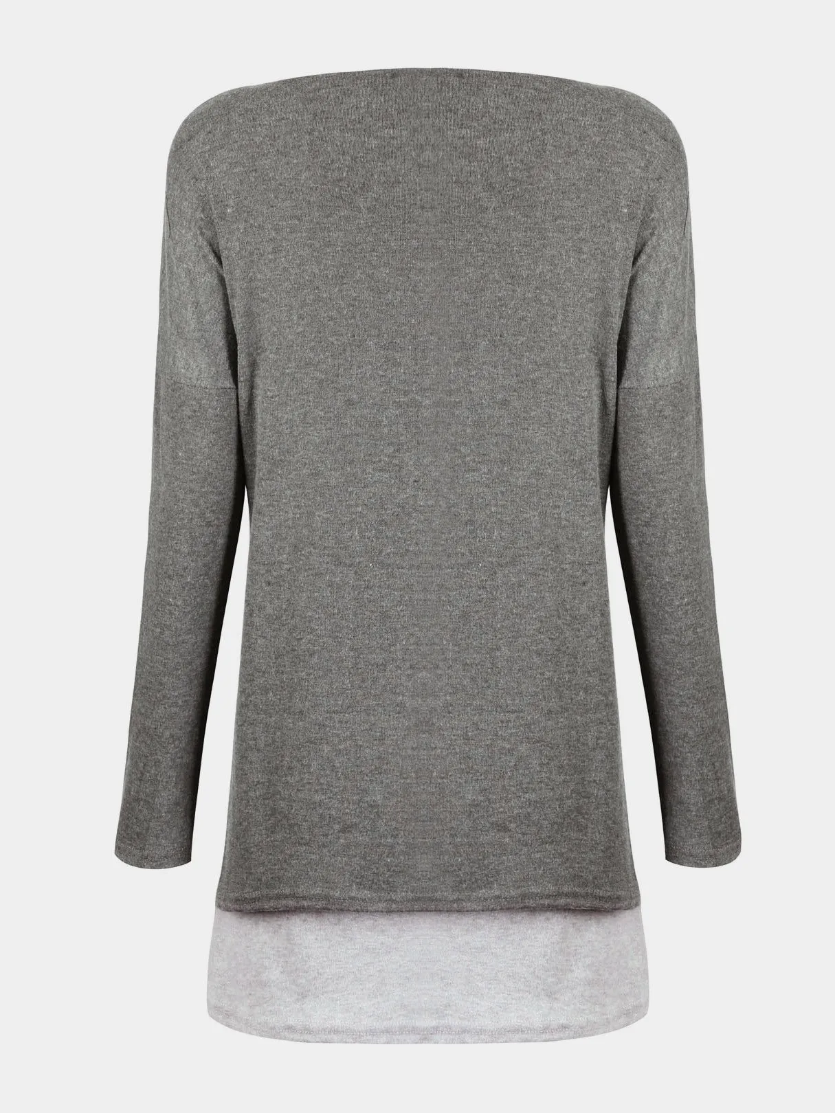 Custom Double Layer Grey Top