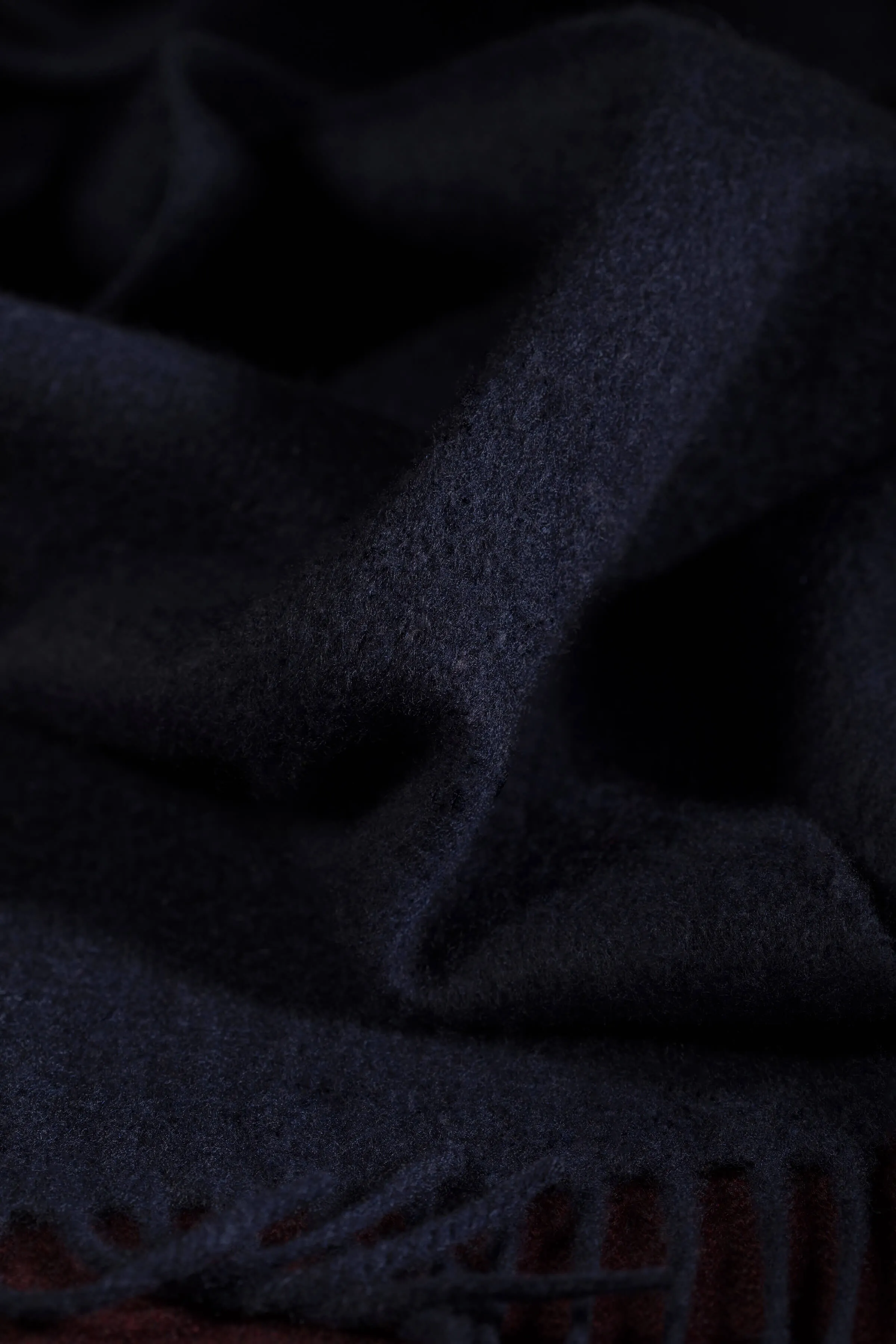 Dark Navy Cashmere Scarf