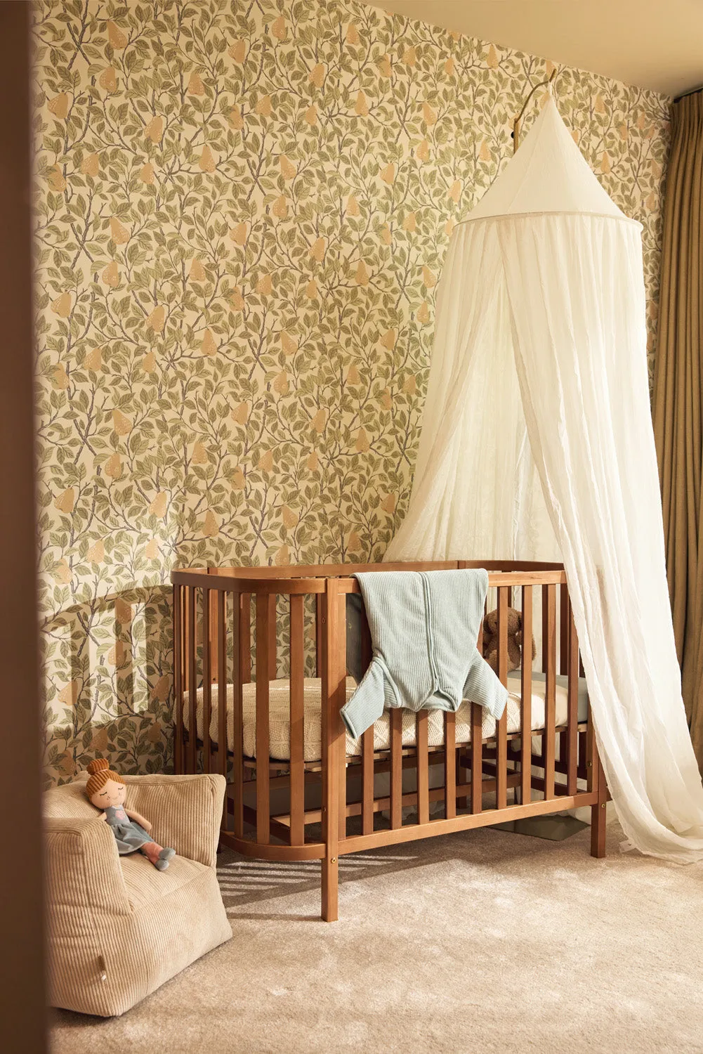 Deken Ledikant 100x150cm Check Knit - Oatmeal